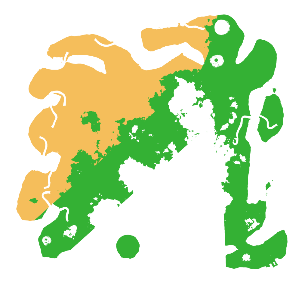 Biome Rust Map: Procedural Map, Size: 3600, Seed: 25597862