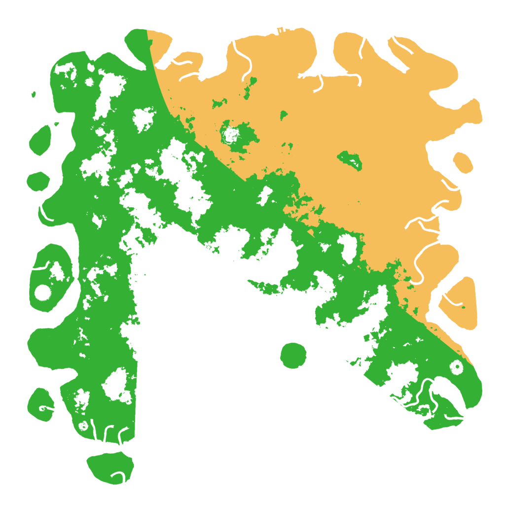 Biome Rust Map: Procedural Map, Size: 5500, Seed: 36718021