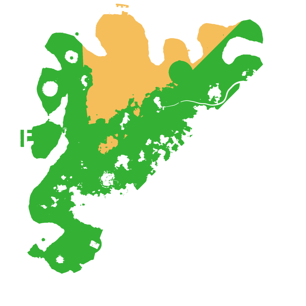 Biome Rust Map: Procedural Map, Size: 3600, Seed: 74012368