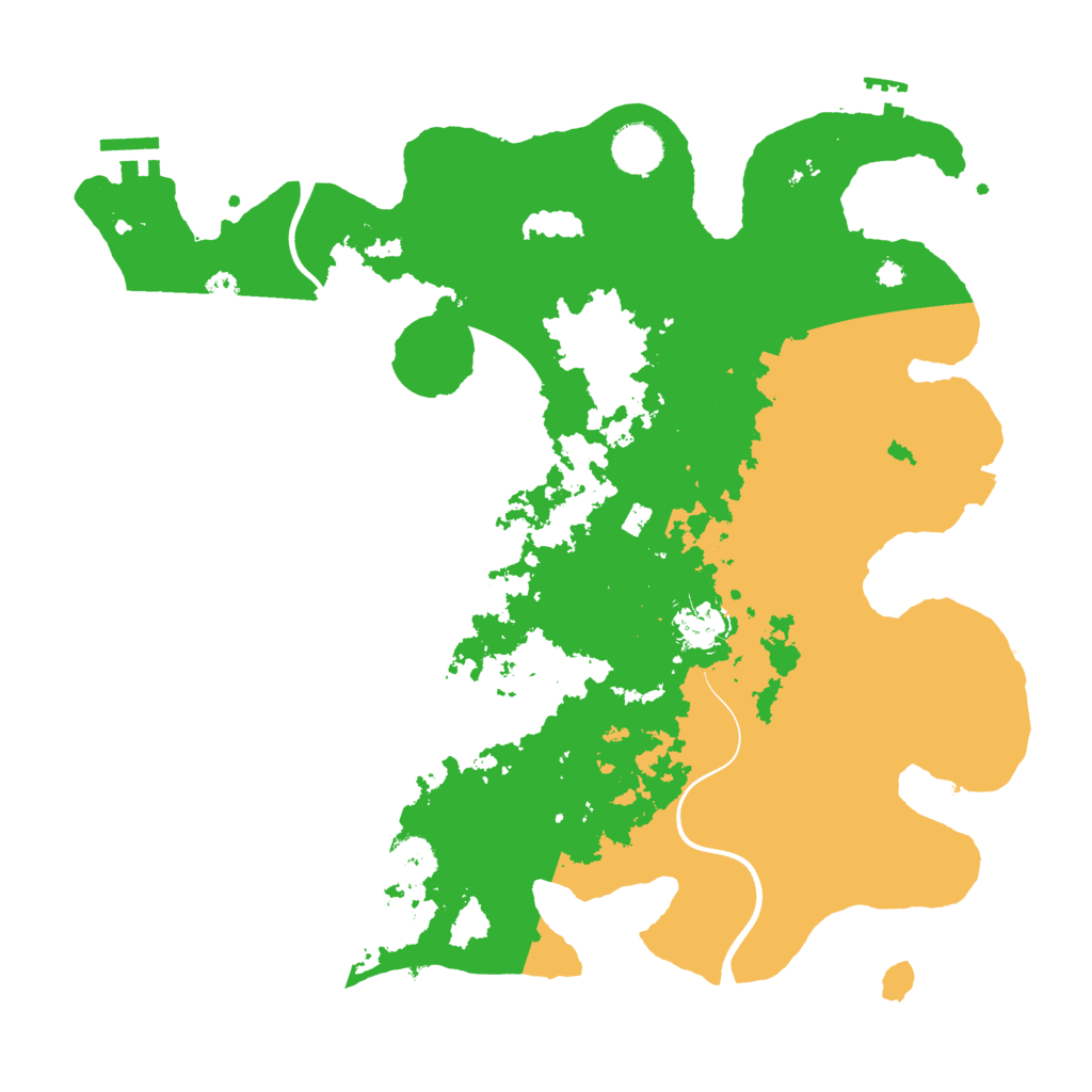 Biome Rust Map: Procedural Map, Size: 3750, Seed: 542894524