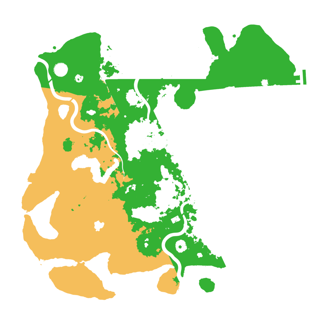 Biome Rust Map: Procedural Map, Size: 4000, Seed: 87123
