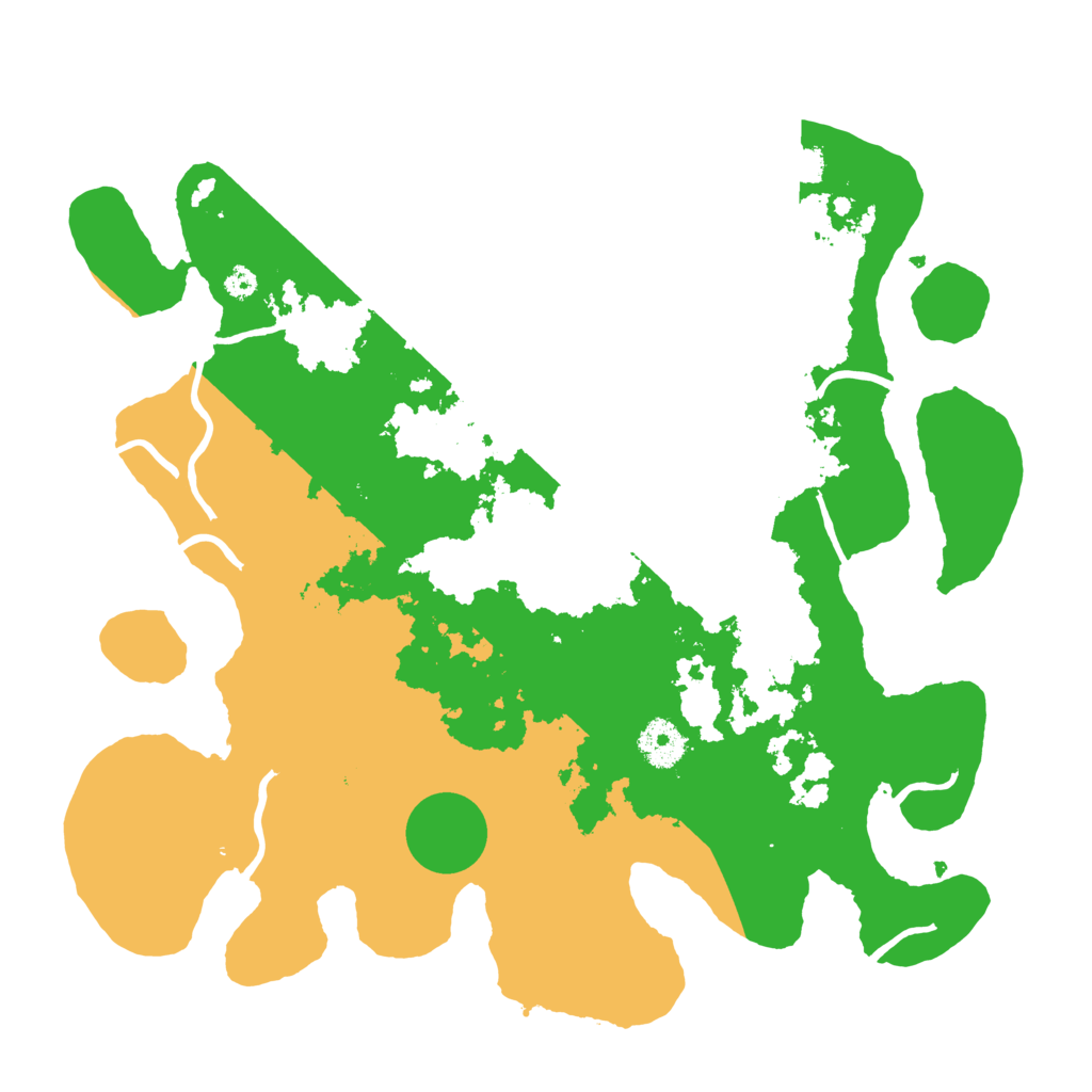 Biome Rust Map: Procedural Map, Size: 3550, Seed: 63208468