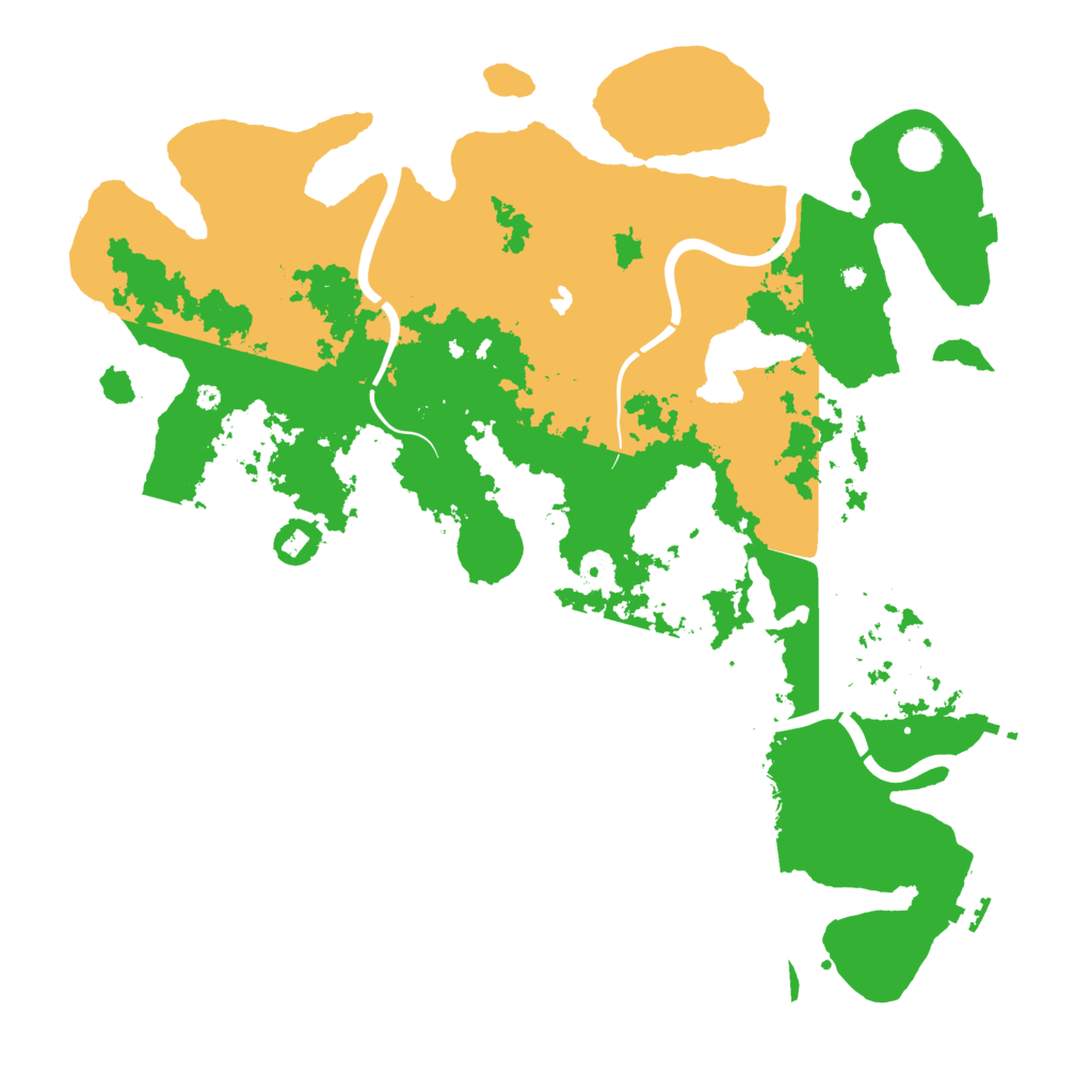 Biome Rust Map: Procedural Map, Size: 4400, Seed: 19881109