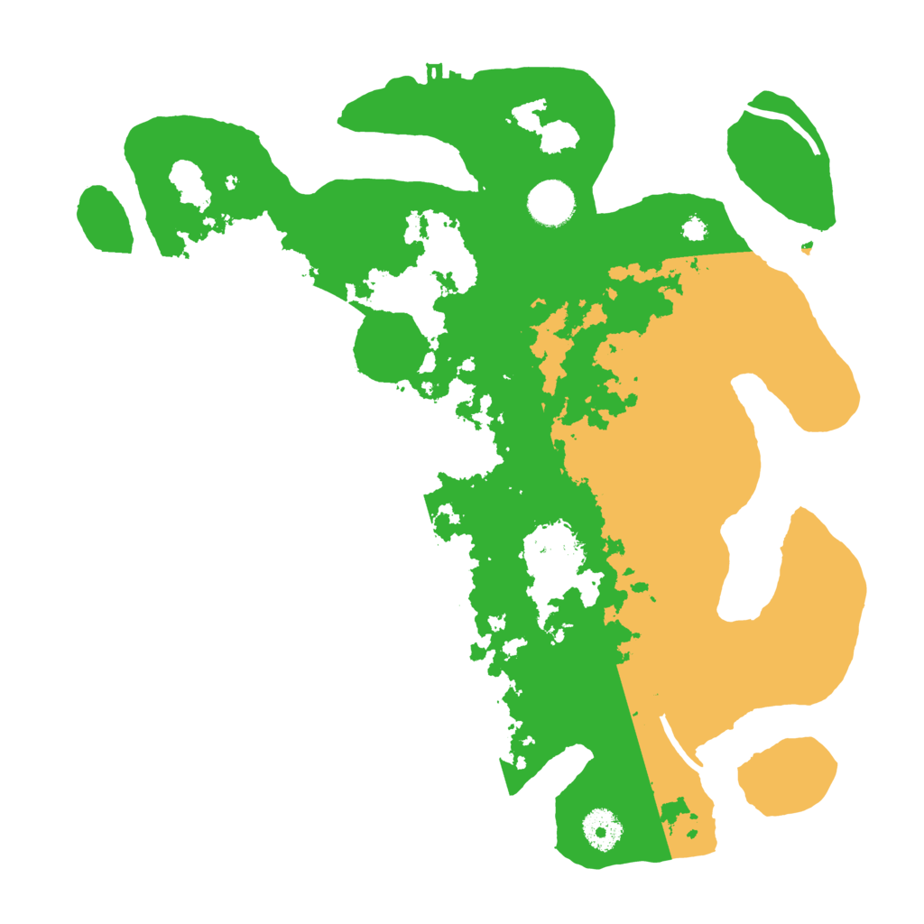 Biome Rust Map: Procedural Map, Size: 3500, Seed: 464656