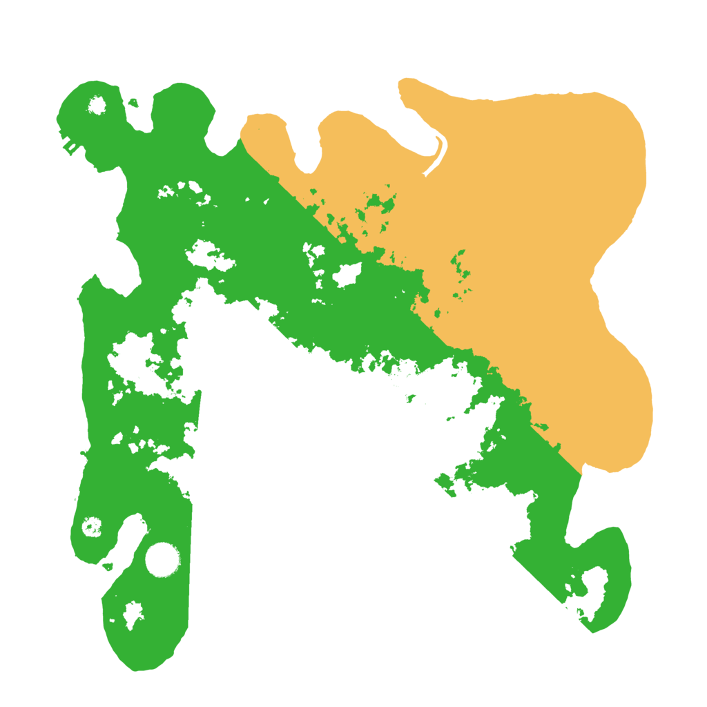 Biome Rust Map: Procedural Map, Size: 3600, Seed: 55534999