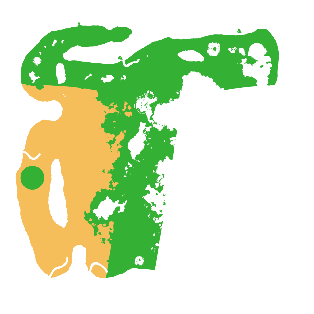 Biome Rust Map: Procedural Map, Size: 3500, Seed: 439222797