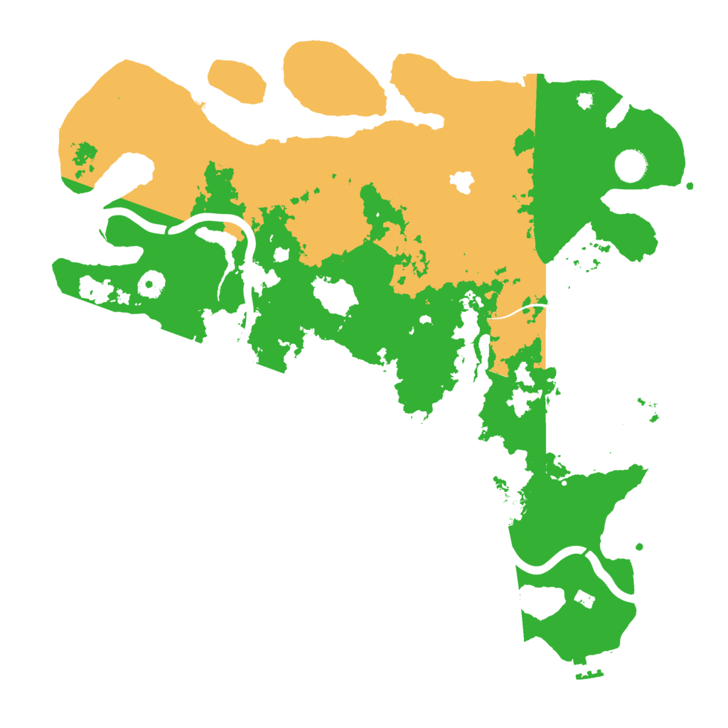 Biome Rust Map: Procedural Map, Size: 4000, Seed: 9733615