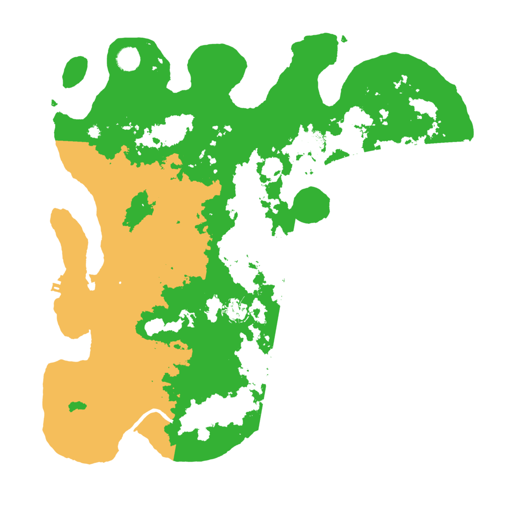 Biome Rust Map: Procedural Map, Size: 3900, Seed: 34339041