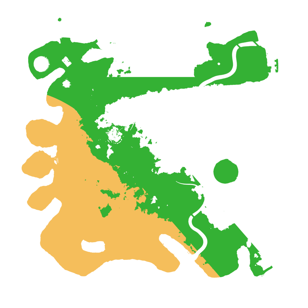 Biome Rust Map: Procedural Map, Size: 3500, Seed: 810399445