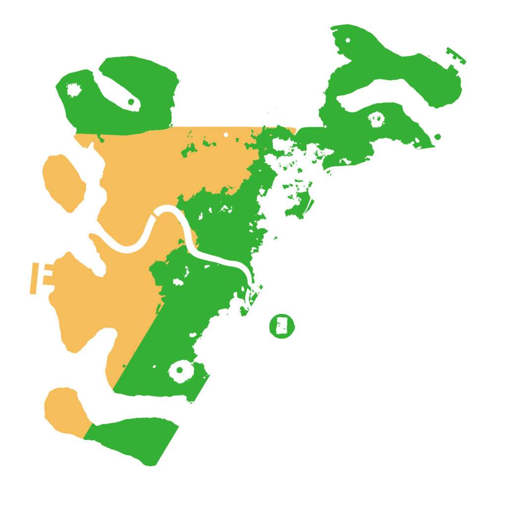 Biome Rust Map: Procedural Map, Size: 3250, Seed: 308852072