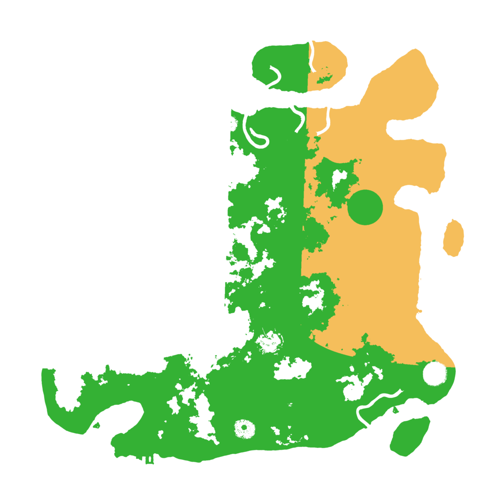 Biome Rust Map: Procedural Map, Size: 3750, Seed: 43385095