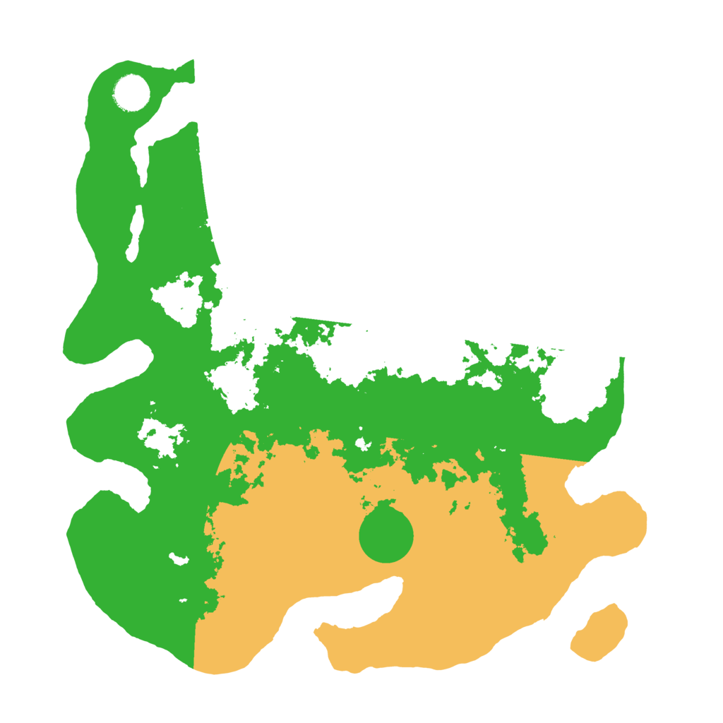 Biome Rust Map: Barren, Size: 3500, Seed: 3262819