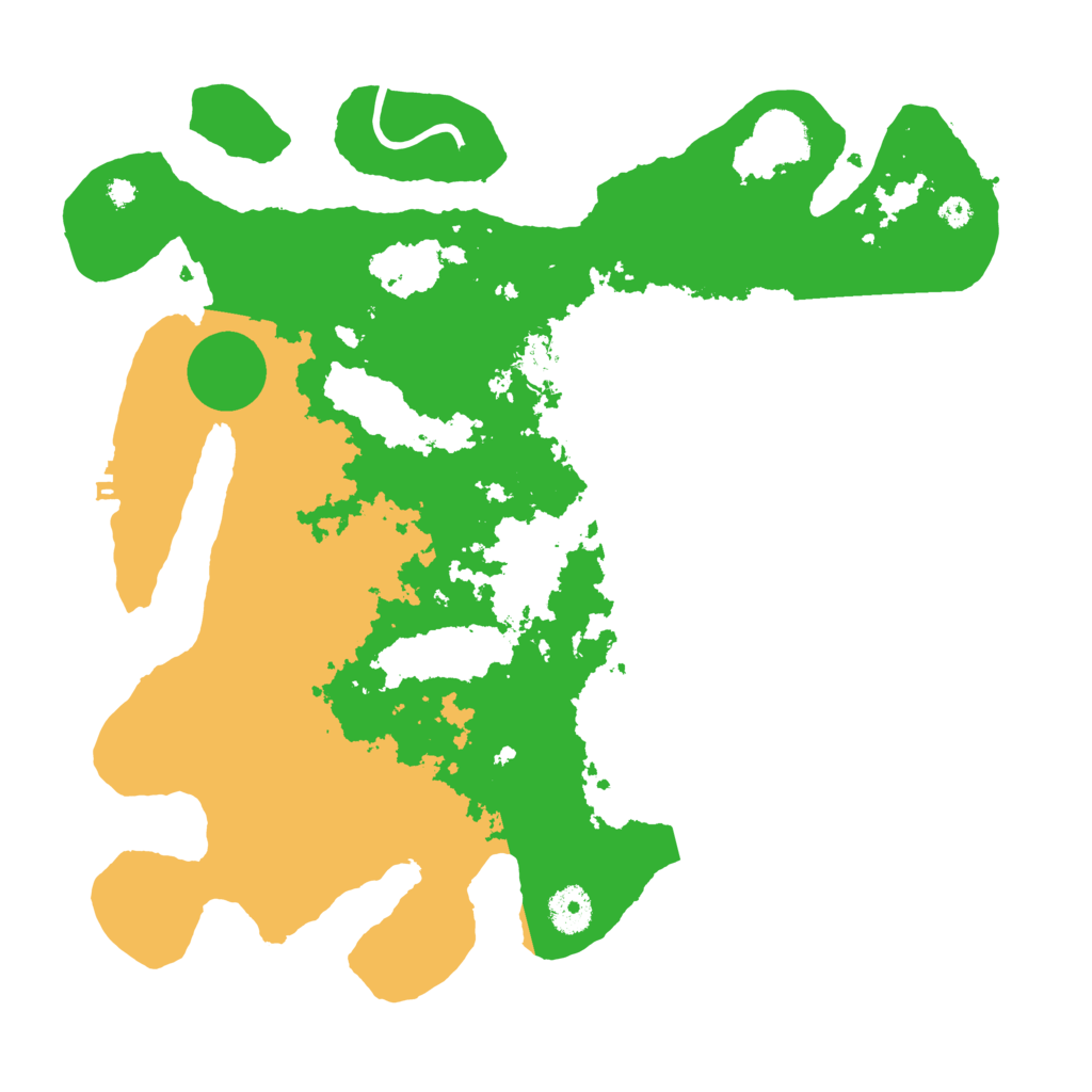 Biome Rust Map: Procedural Map, Size: 3650, Seed: 73523628