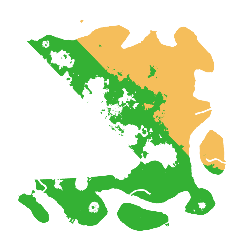 Biome Rust Map: Procedural Map, Size: 3400, Seed: 45950244