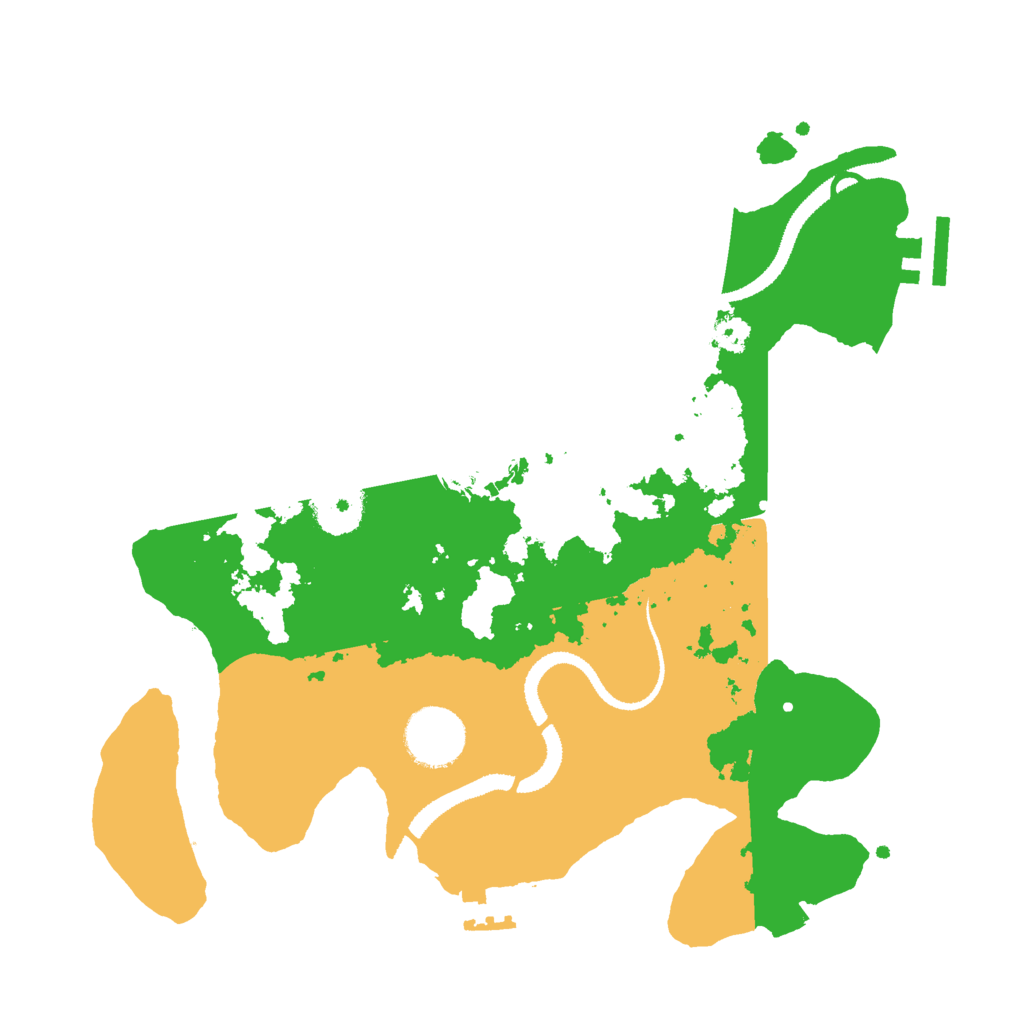 Biome Rust Map: Procedural Map, Size: 3000, Seed: 653052884
