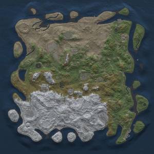 Thumbnail Rust Map: Procedural Map, Size: 4500, Seed: 932572967, 19 Monuments