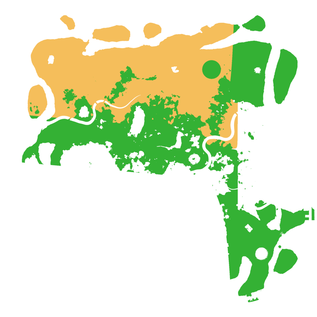 Biome Rust Map: Procedural Map, Size: 4500, Seed: 932572967