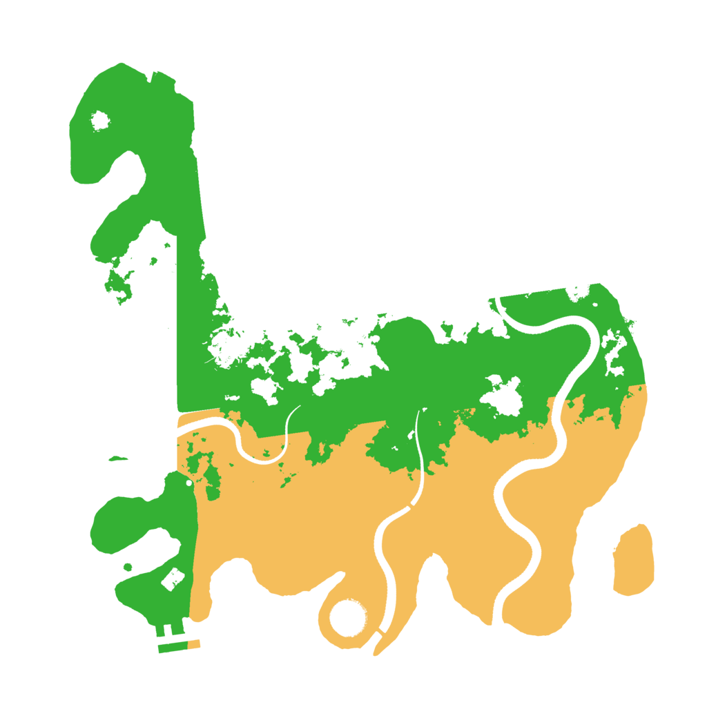 Biome Rust Map: Procedural Map, Size: 3400, Seed: 156774
