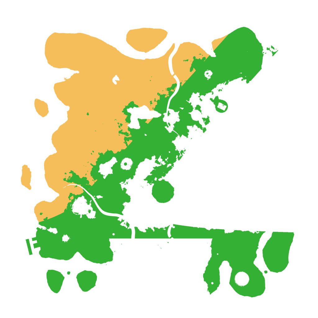 Biome Rust Map: Procedural Map, Size: 4000, Seed: 188925238