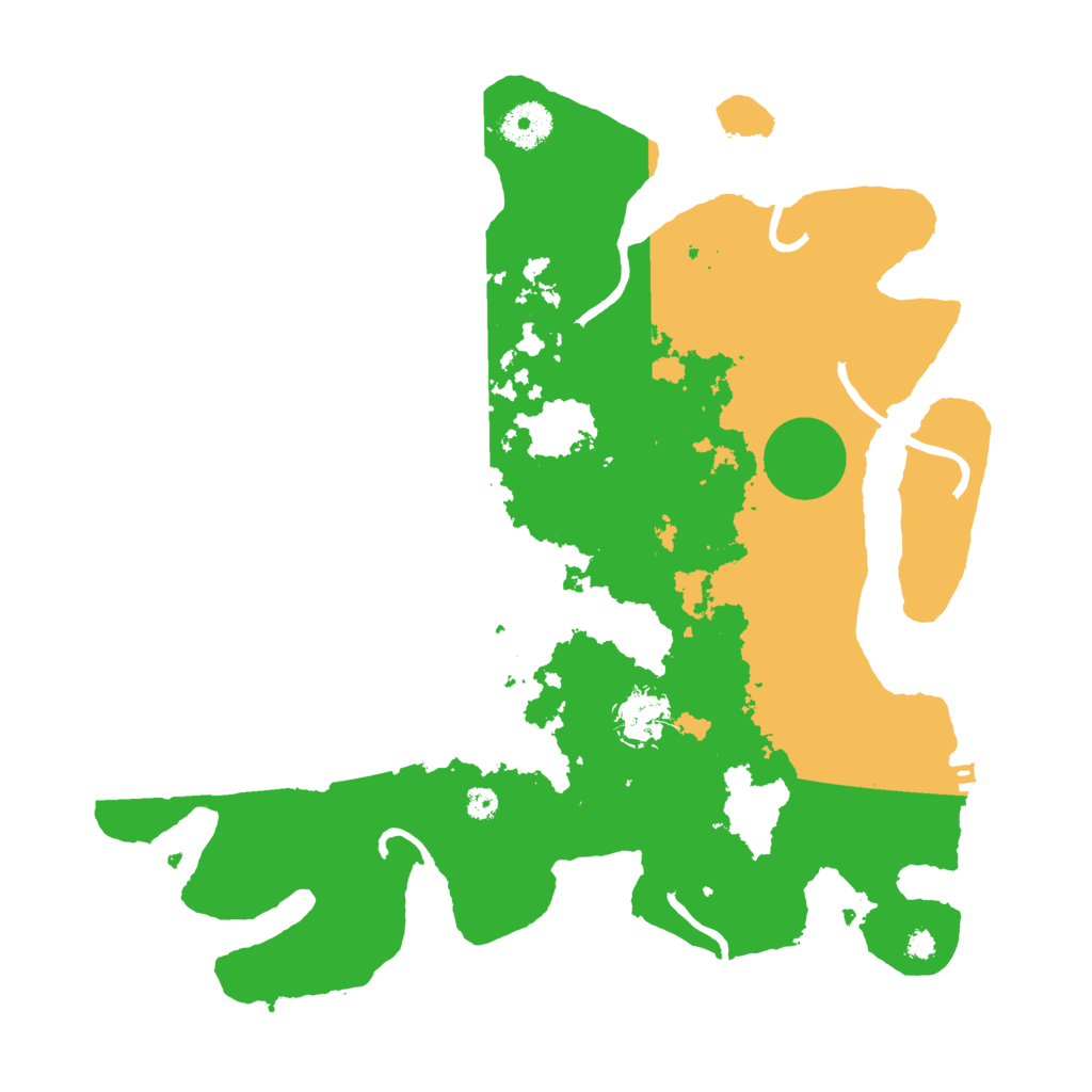 Biome Rust Map: Procedural Map, Size: 3500, Seed: 11866745