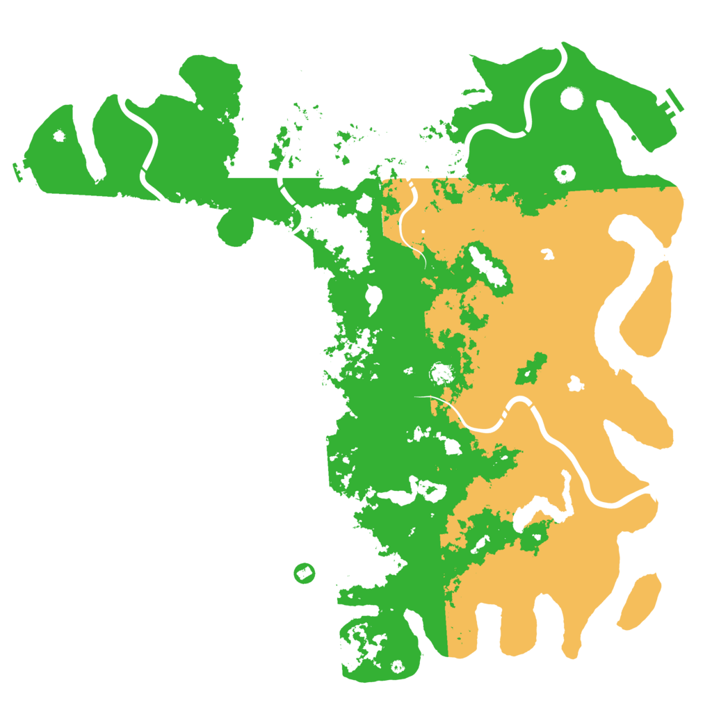 Biome Rust Map: Procedural Map, Size: 5499, Seed: 100