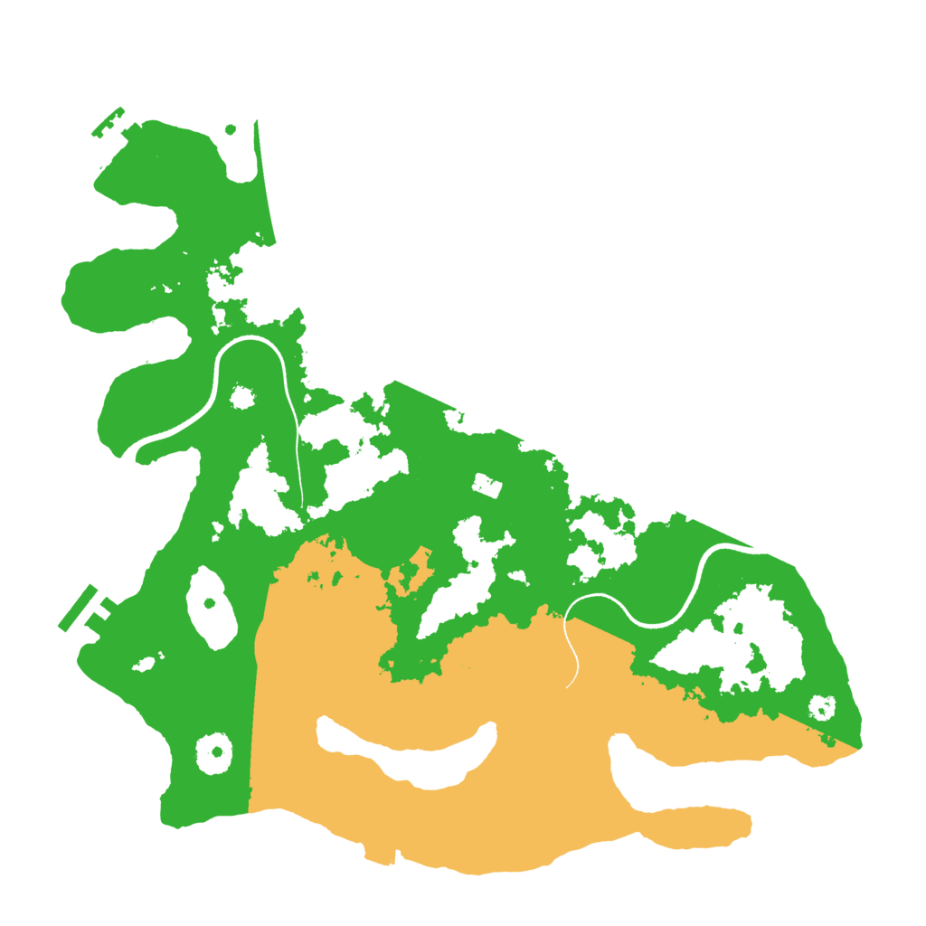 Biome Rust Map: Procedural Map, Size: 3500, Seed: 1934133705