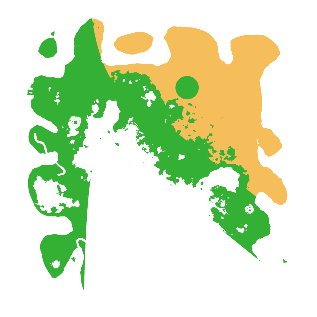 Biome Rust Map: Procedural Map, Size: 3600, Seed: 87625594