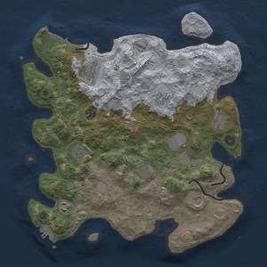 Thumbnail Rust Map: Procedural Map, Size: 3750, Seed: 92428275, 18 Monuments