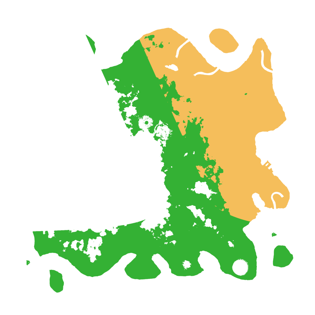 Biome Rust Map: Procedural Map, Size: 3500, Seed: 387857099