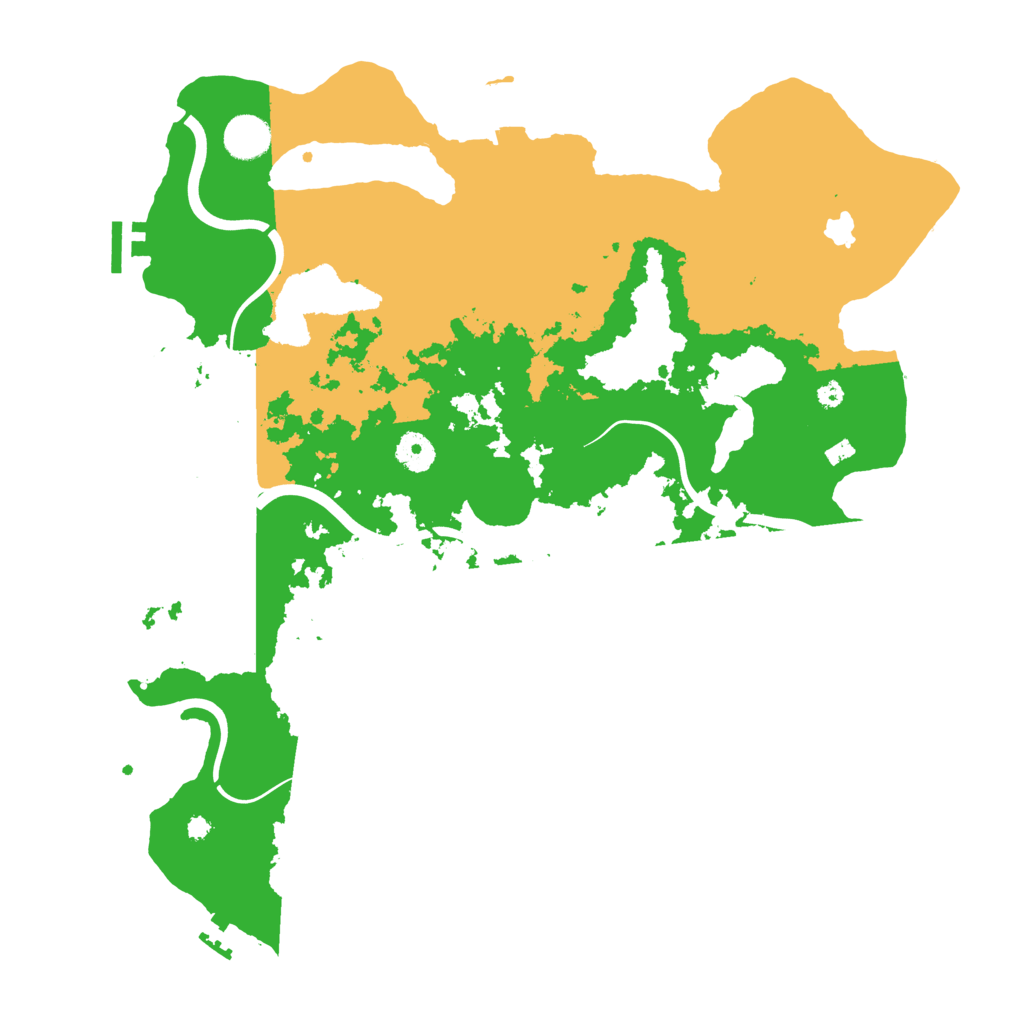 Biome Rust Map: Procedural Map, Size: 4000, Seed: 2115555
