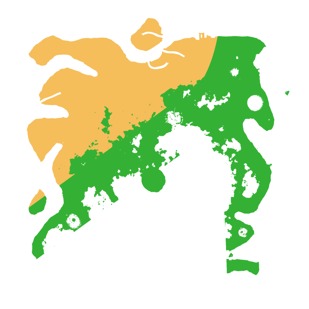 Biome Rust Map: Procedural Map, Size: 3500, Seed: 430400622