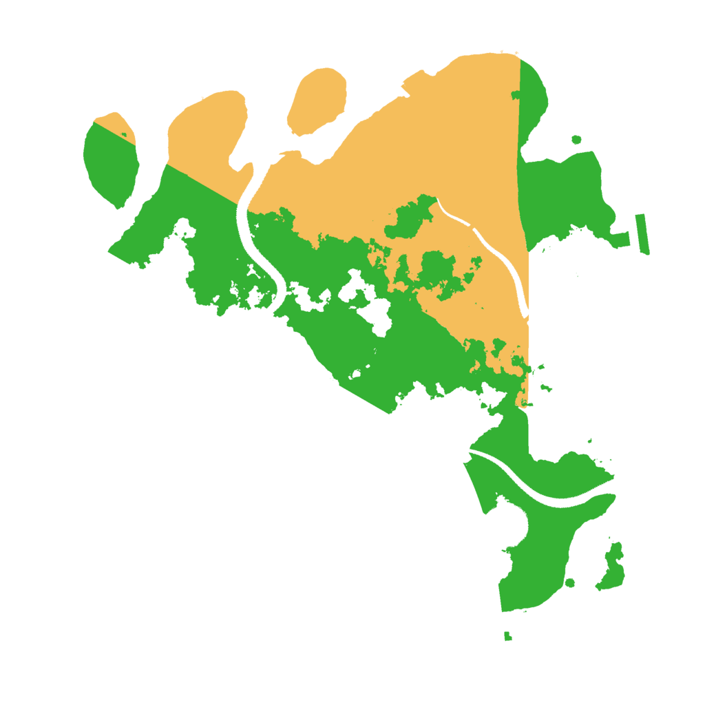 Biome Rust Map: Procedural Map, Size: 3000, Seed: 27614