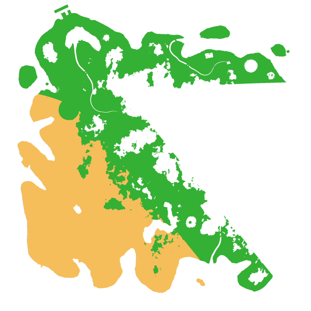 Biome Rust Map: Procedural Map, Size: 4250, Seed: 79230158