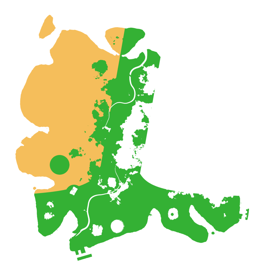 Biome Rust Map: Procedural Map, Size: 3600, Seed: 938950738