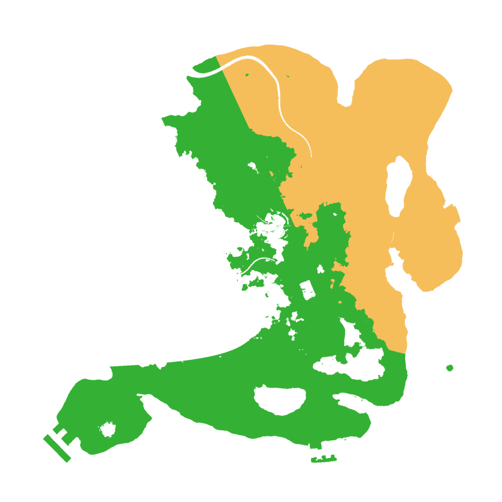 Biome Rust Map: Procedural Map, Size: 3000, Seed: 3340