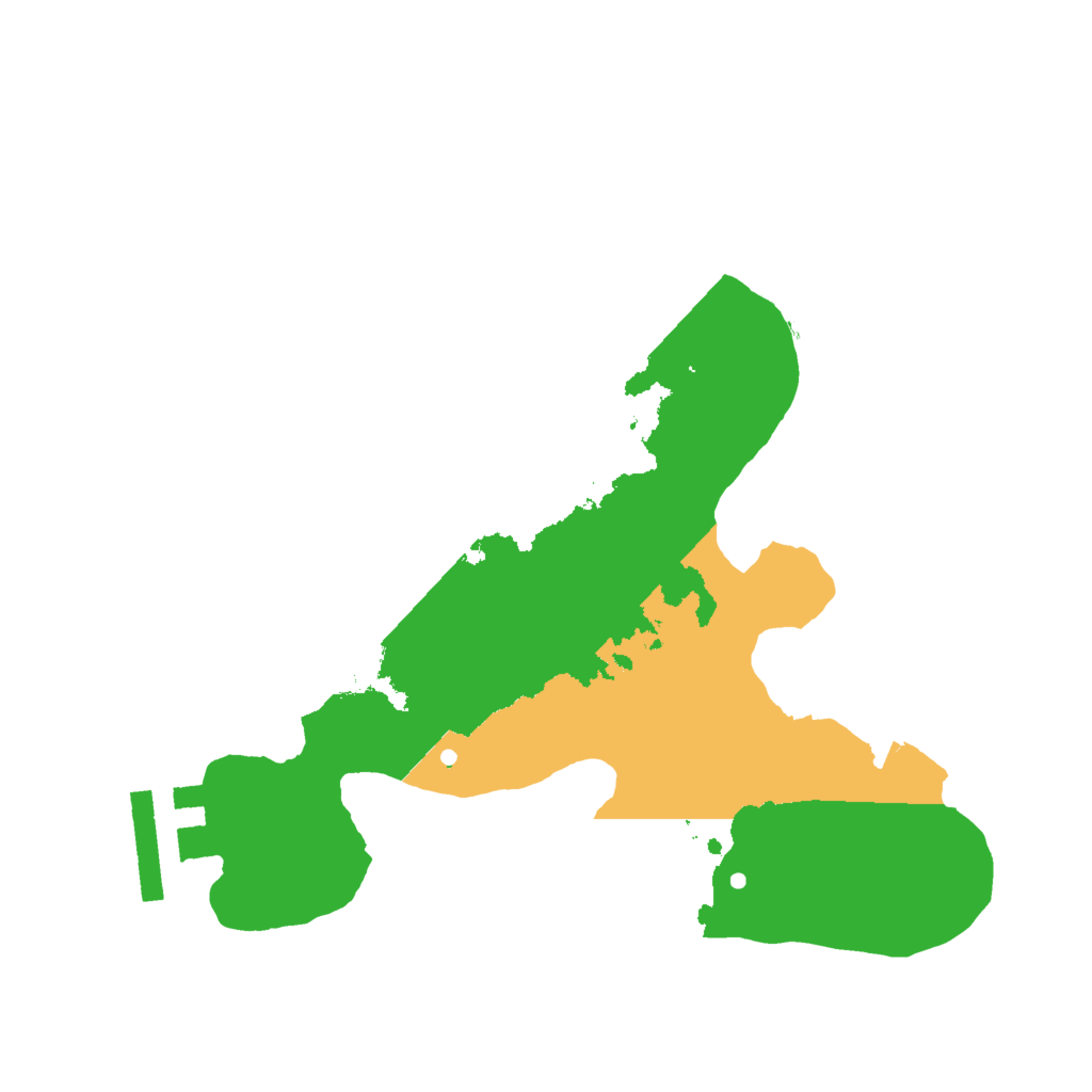 Biome Rust Map: Procedural Map, Size: 2000, Seed: 1097633209