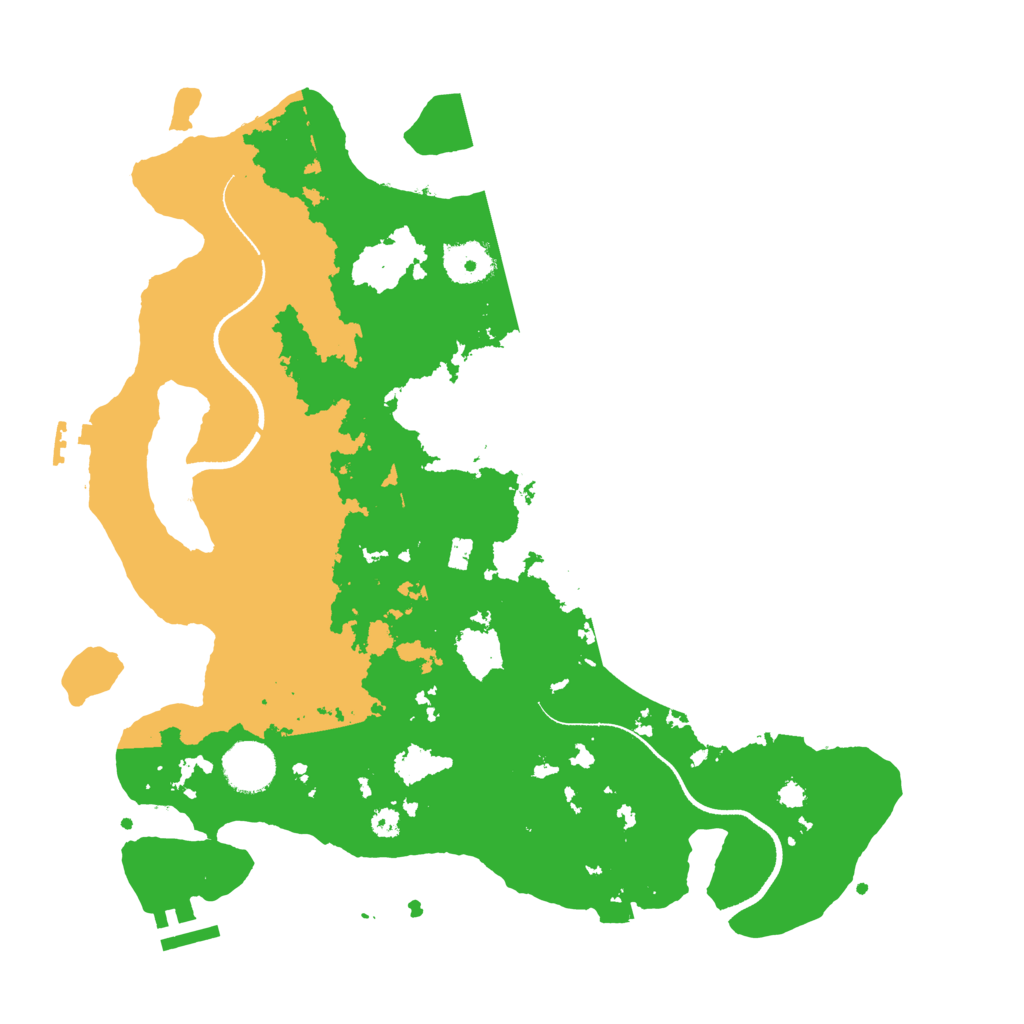 Biome Rust Map: Procedural Map, Size: 3500, Seed: 175628912