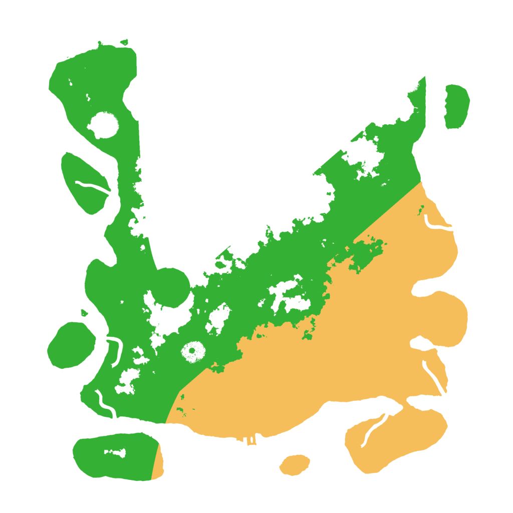 Biome Rust Map: Procedural Map, Size: 3500, Seed: 567147173