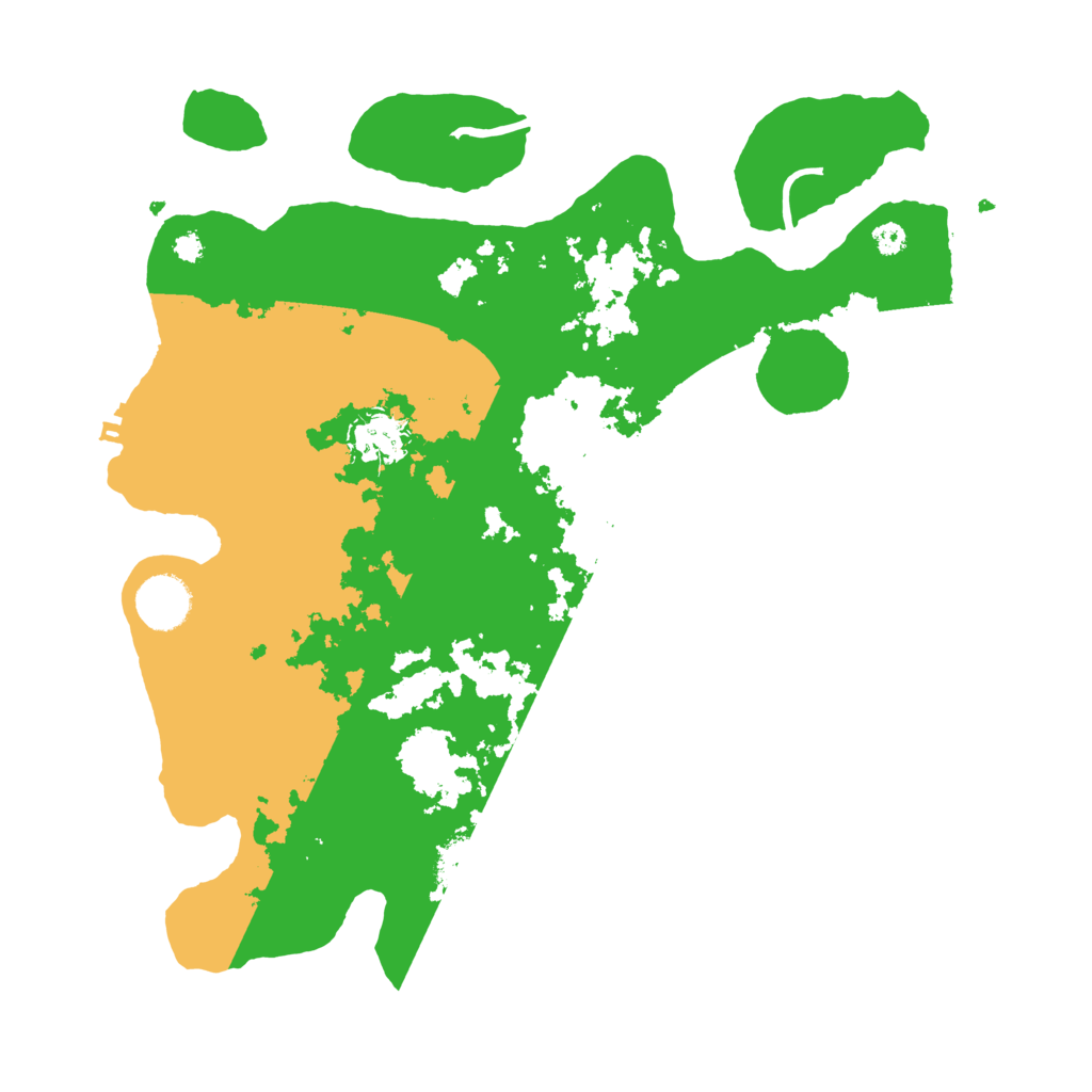 Biome Rust Map: Procedural Map, Size: 3500, Seed: 307465611