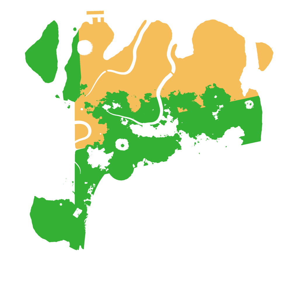 Biome Rust Map: Procedural Map, Size: 3500, Seed: 291864060