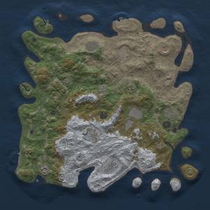 Thumbnail Rust Map: Procedural Map, Size: 4250, Seed: 1512705941, 19 Monuments