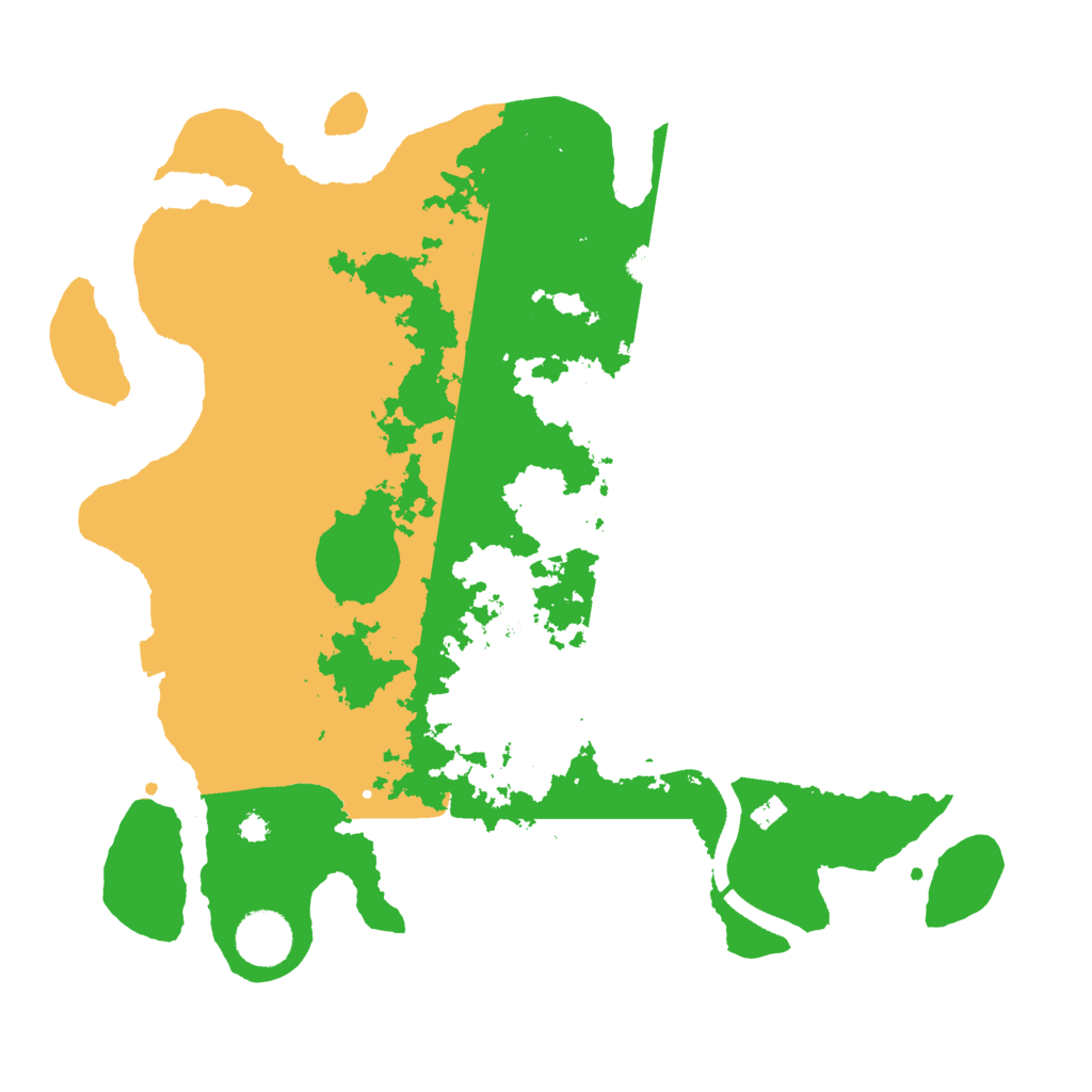 Biome Rust Map: Procedural Map, Size: 3500, Seed: 2052120076