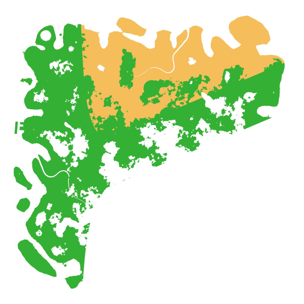 Biome Rust Map: Procedural Map, Size: 5000, Seed: 18825