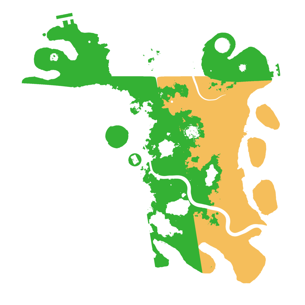 Biome Rust Map: Procedural Map, Size: 3750, Seed: 145070442