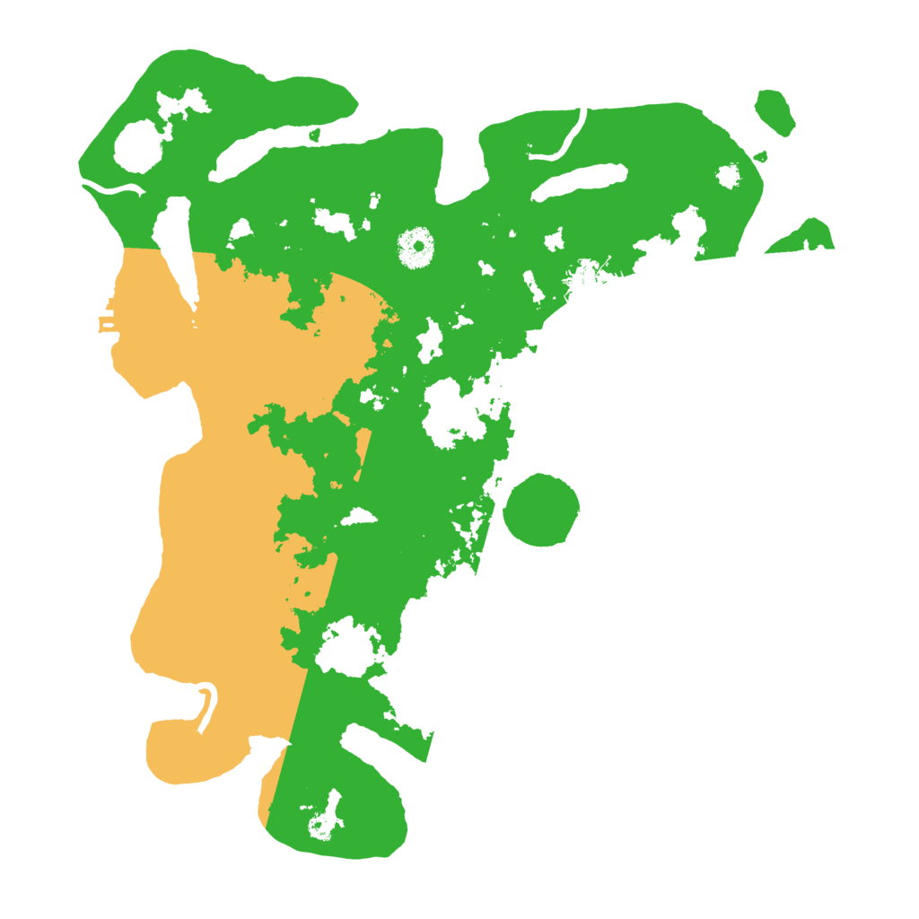 Biome Rust Map: Procedural Map, Size: 3500, Seed: 2143