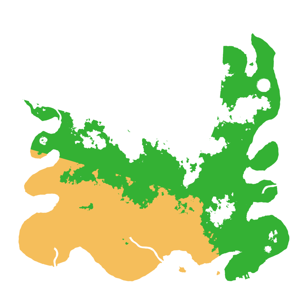 Biome Rust Map: Procedural Map, Size: 4000, Seed: 159357