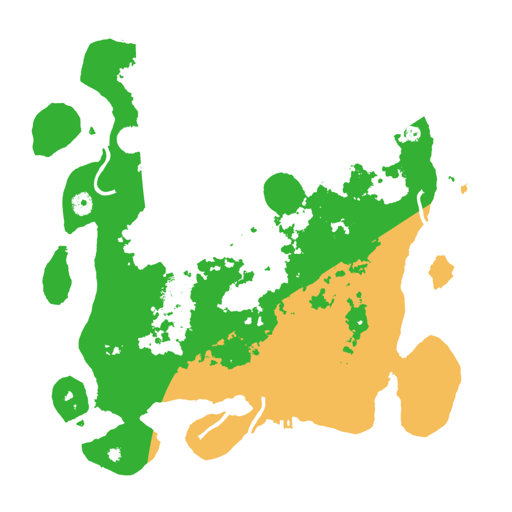 Biome Rust Map: Procedural Map, Size: 3500, Seed: 746298786