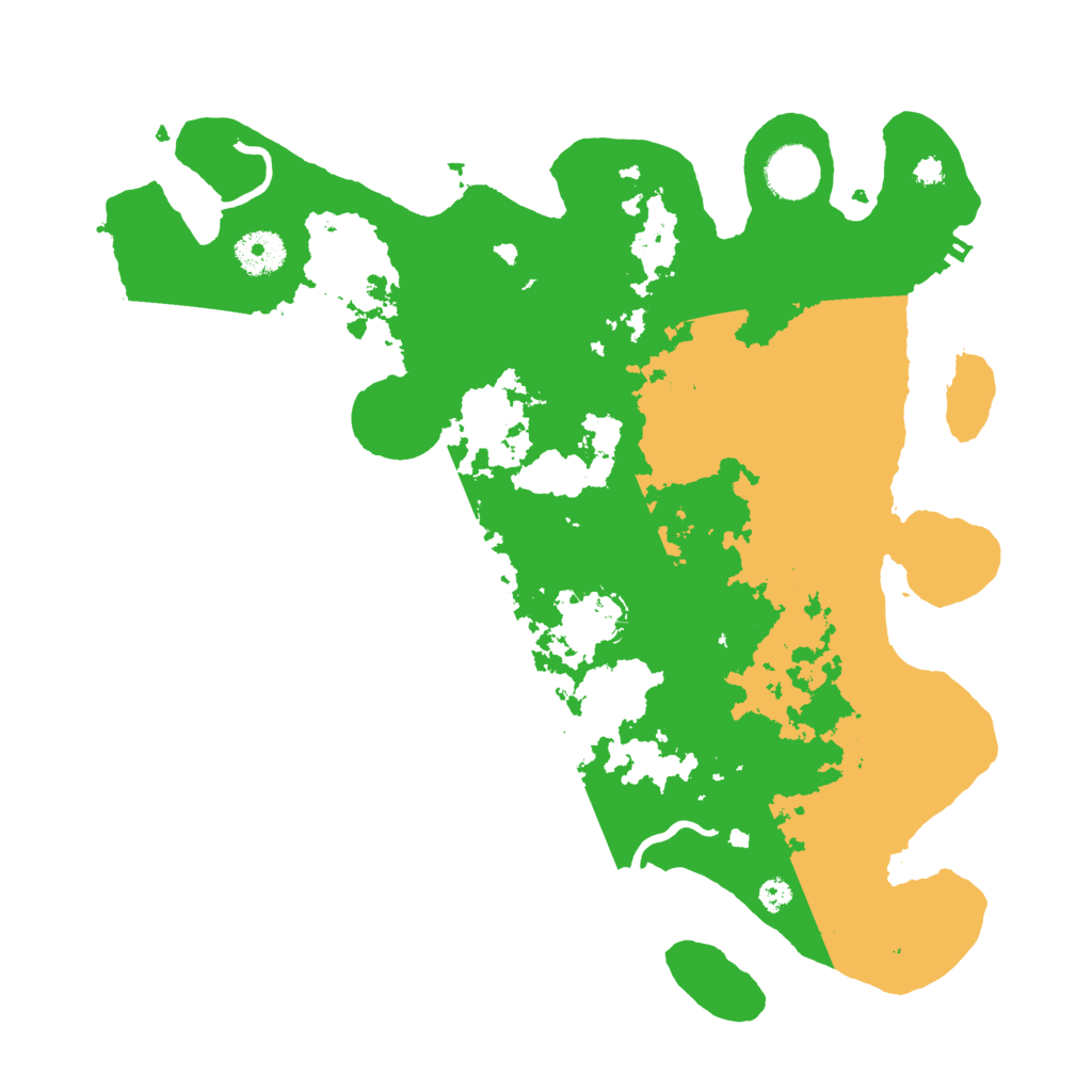 Biome Rust Map: Procedural Map, Size: 3500, Seed: 55909858