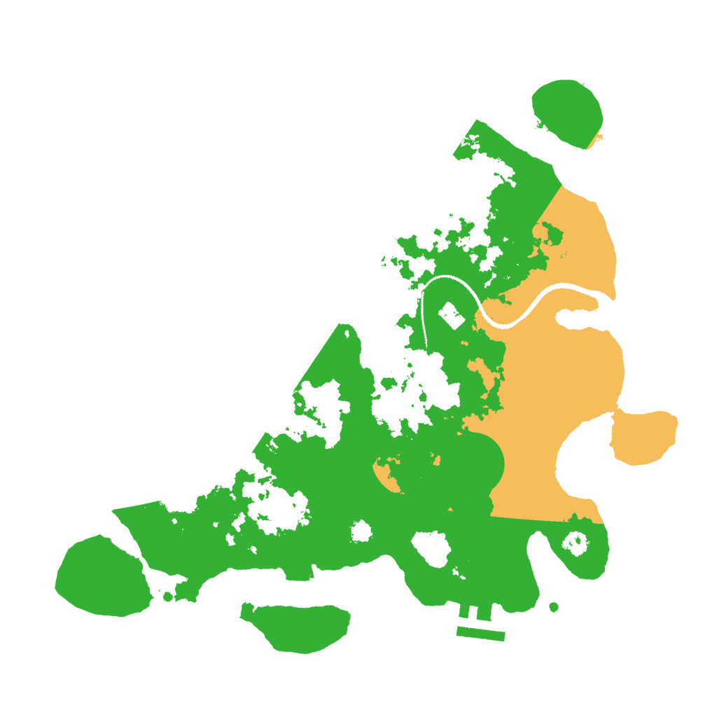 Biome Rust Map: Procedural Map, Size: 3000, Seed: 792841442
