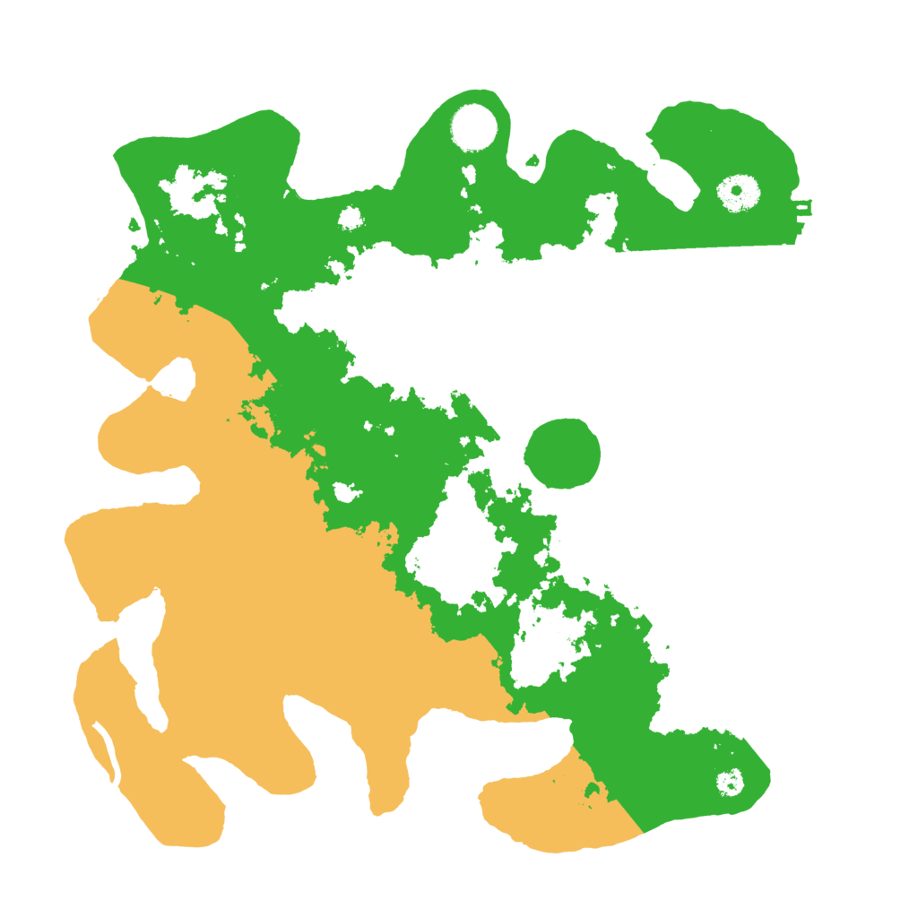 Biome Rust Map: Procedural Map, Size: 3500, Seed: 23510251